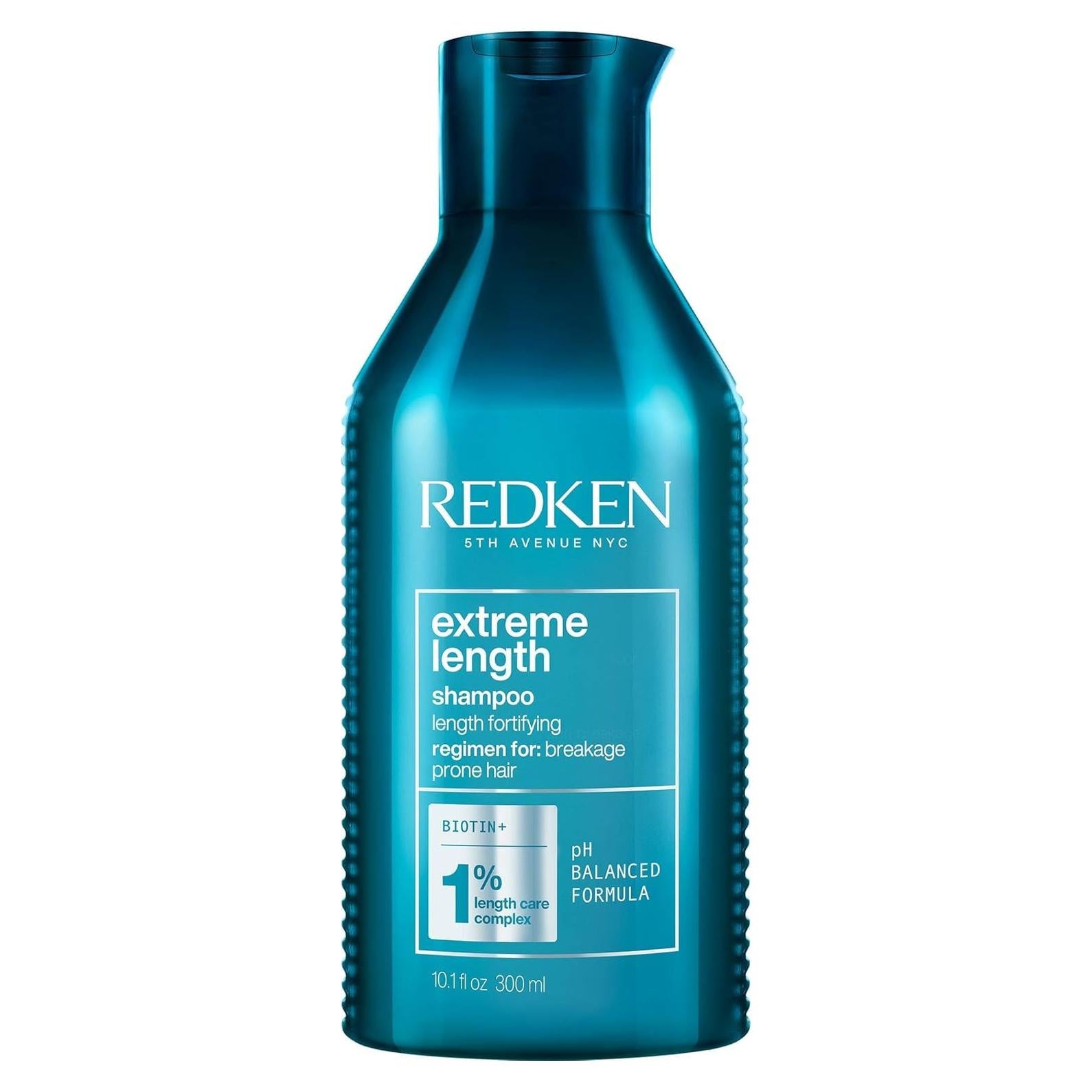 Champú Redken Extreme Length 300ml con Biotina - Crecimiento Saludable