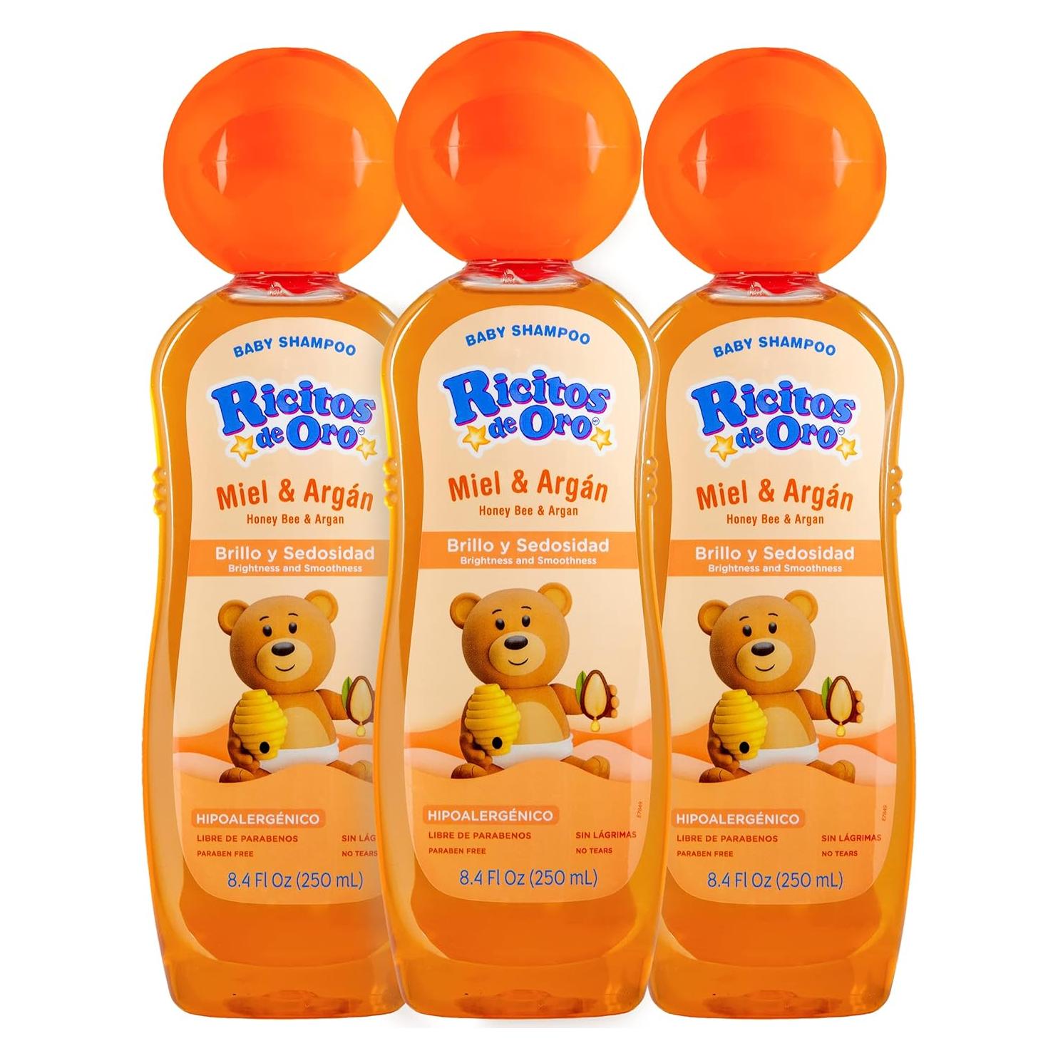 Champú Ricitos de Oro Miel Bee Grisi 3 Botellas 250ml