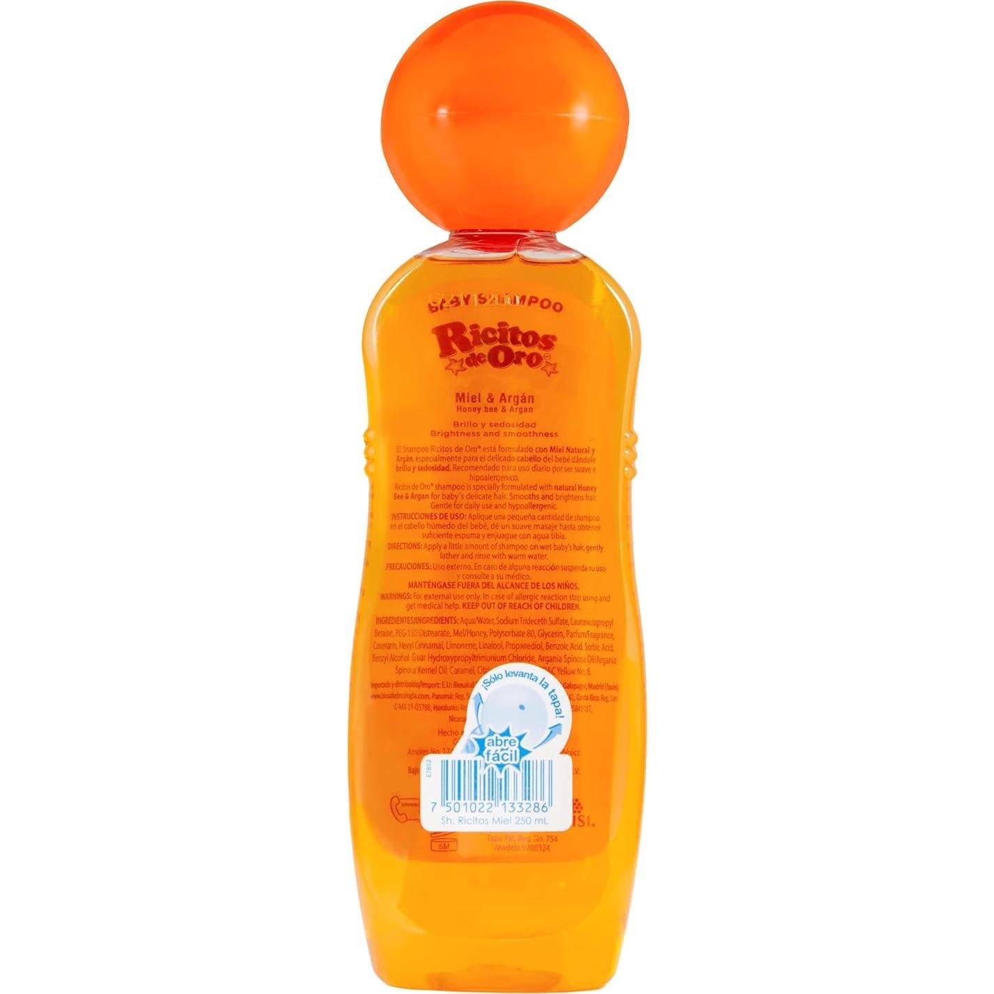 Champú Ricitos de Oro Miel Bee Grisi 3 Botellas 250ml