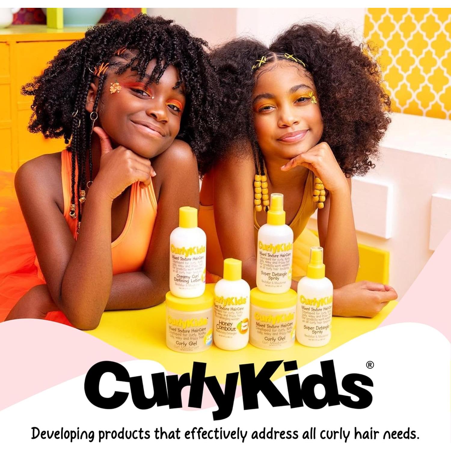 Champú y Acondicionador CurlyKids para Niños - Sin Frizz