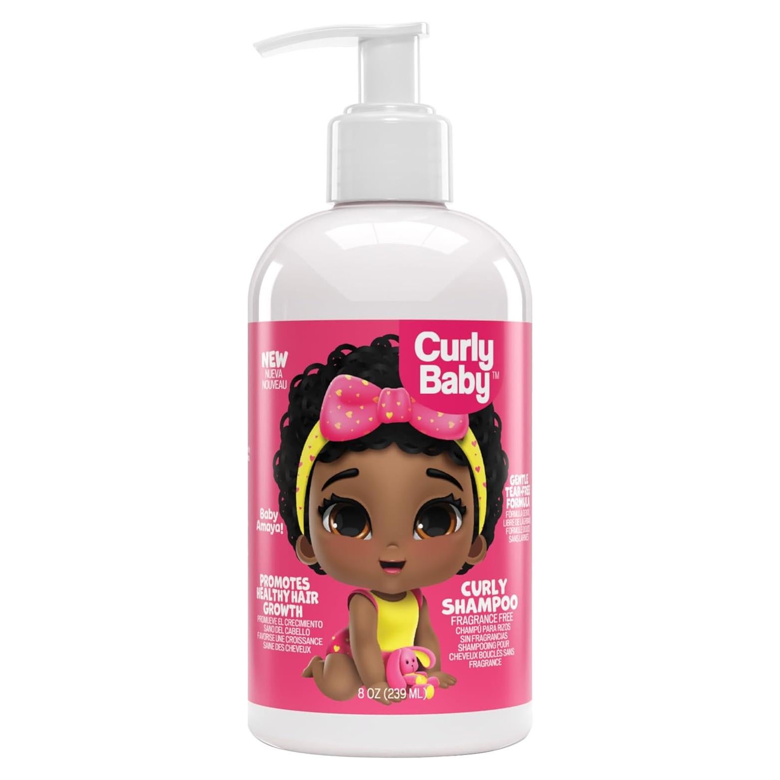 Champú Rizado CurlyBaby 290g - Sin Lagrimas, Hipoalergénico