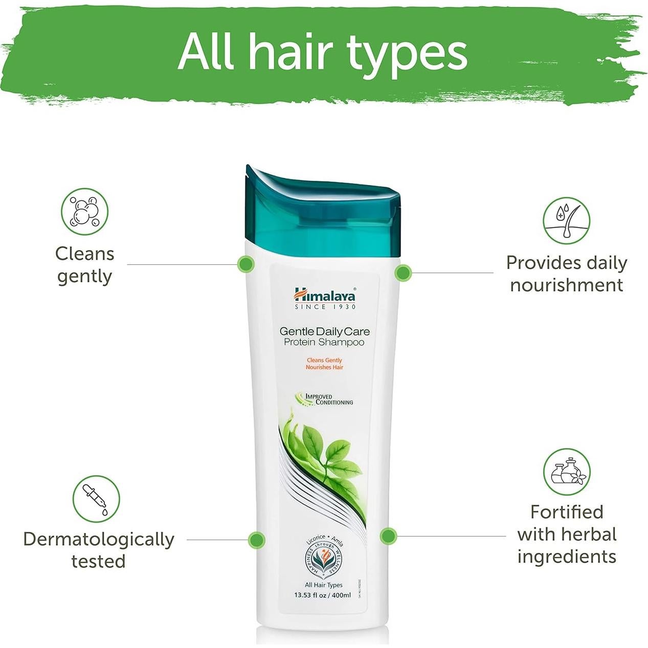 Champú Proteico Suave Himalaya 383.5 g - Cuidado Diario