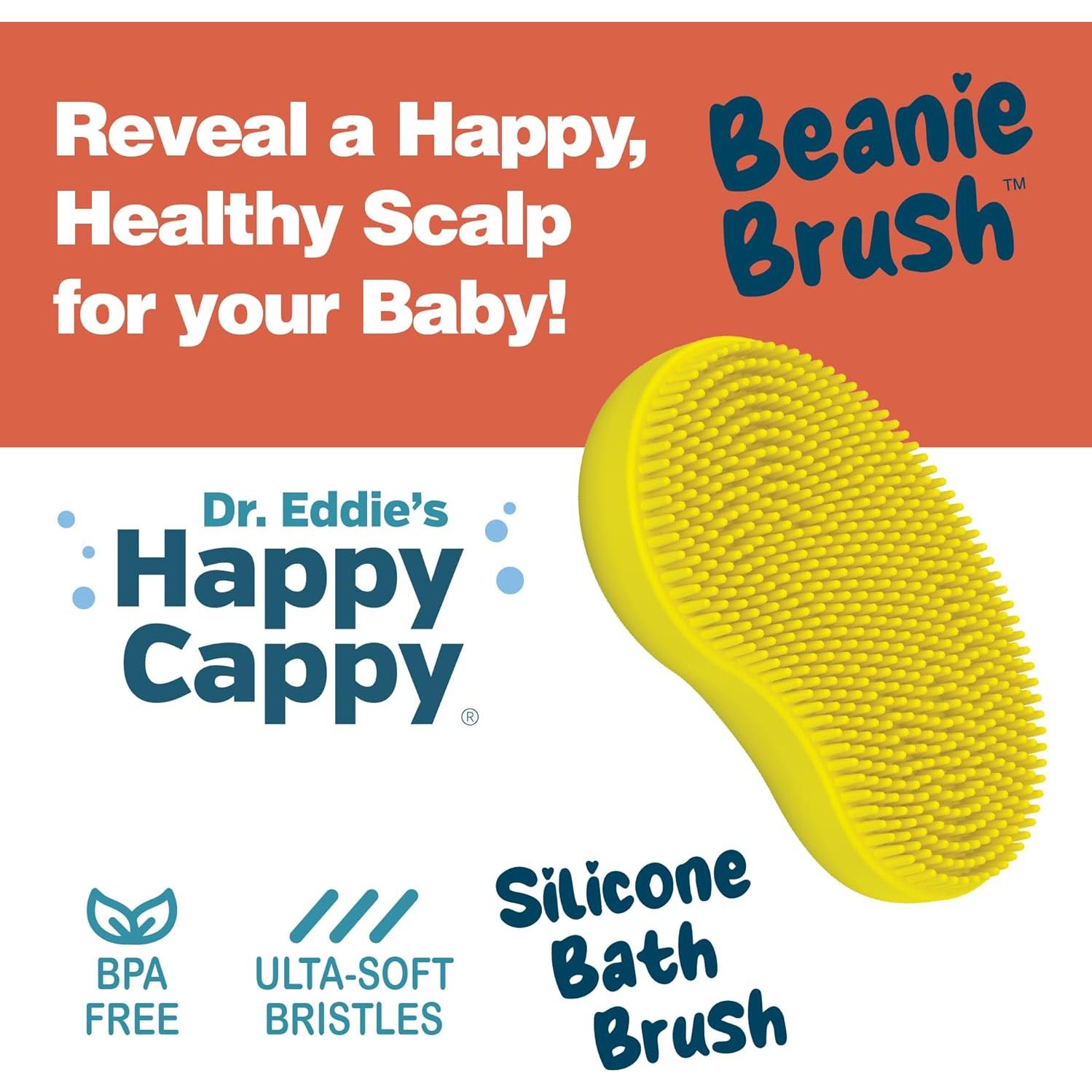 Cepillo Beanie Happy Cappy - Cuidado de costra láctea bebé