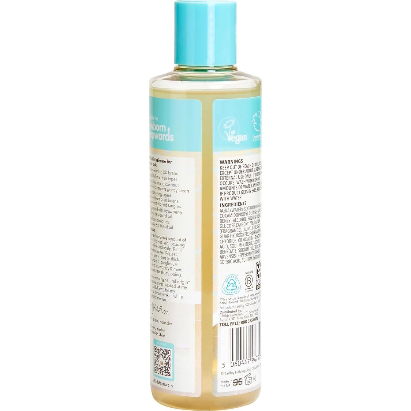 Champú para Niños Childs Farm 248 ml Fresa y Menta Orgánica