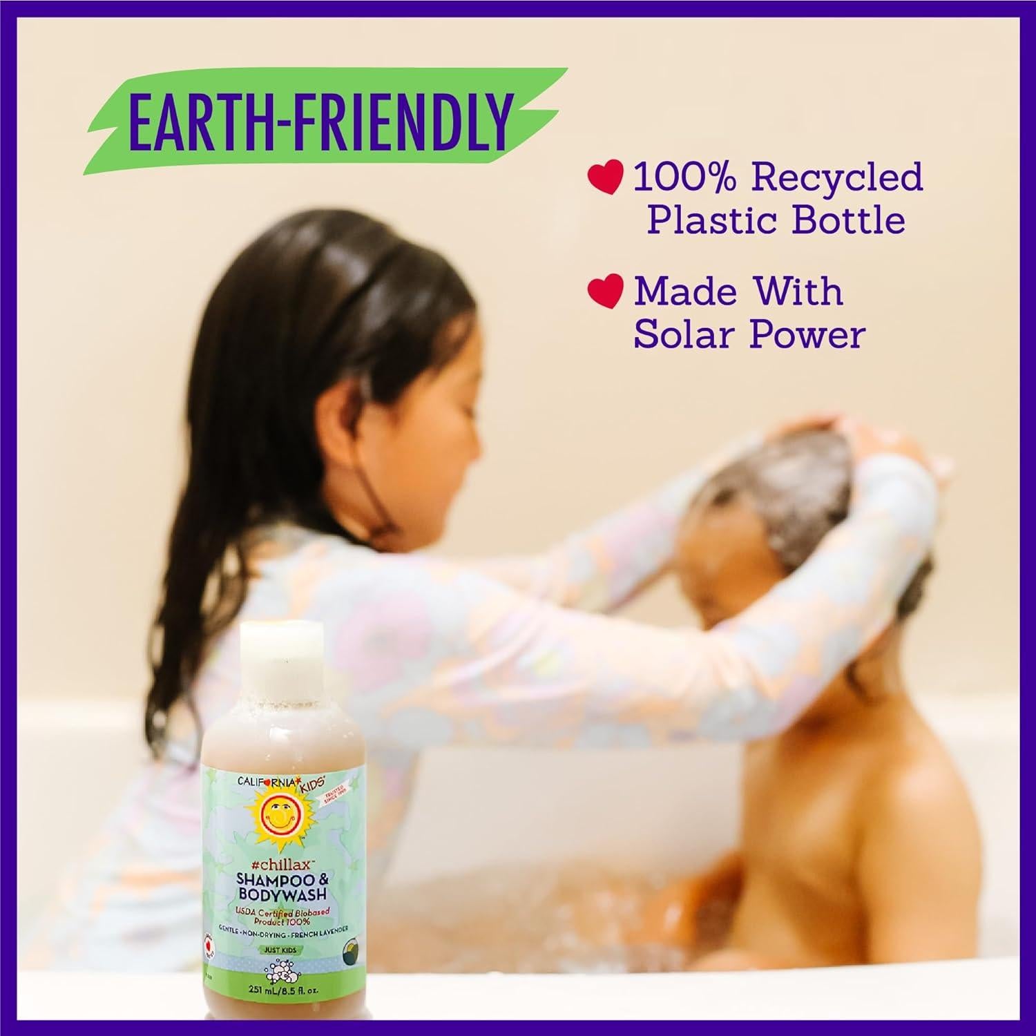 Champú y Gel de Baño California Kids 240g - Lavanda Orgánica