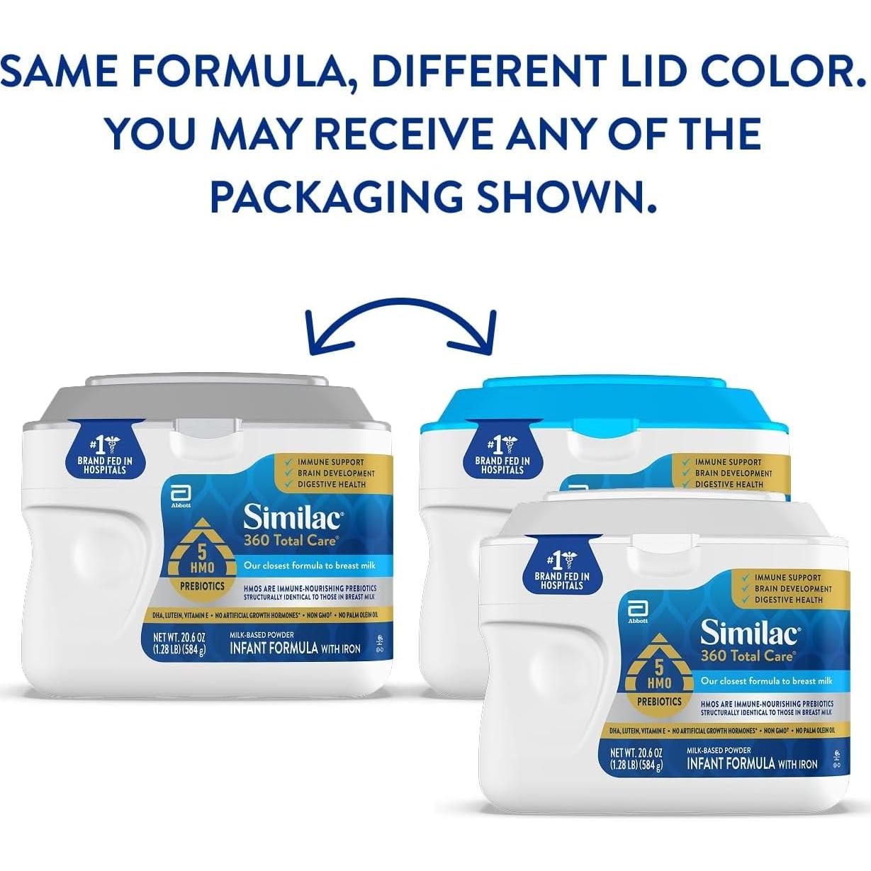 Similac 360 Cuidado Total Fórmula Infantil 584 g - 5 HMO Prebióticos