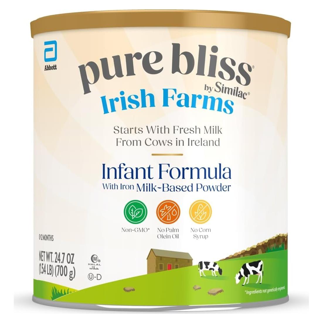 Fórmula Infantil Pure Bliss Similac Granja Irlandesa 700g