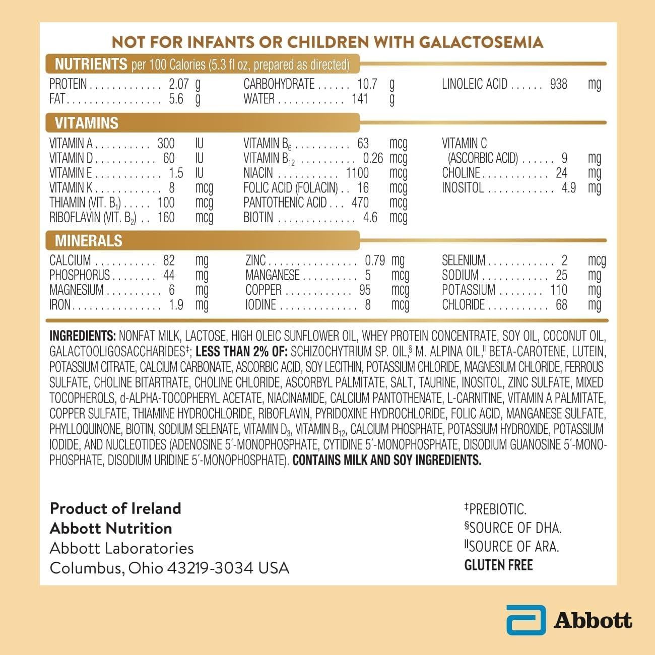 Fórmula Infantil Pure Bliss Similac Granja Irlandesa 700g