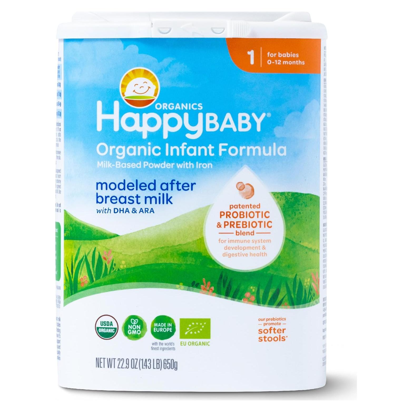 Fórmula Infantil Orgánica Happy Baby 0-12 Meses 650g