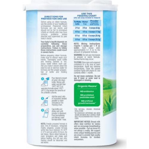 Feliz Bebé Fórmula Infantil Orgánica Etapa 2 649.9g