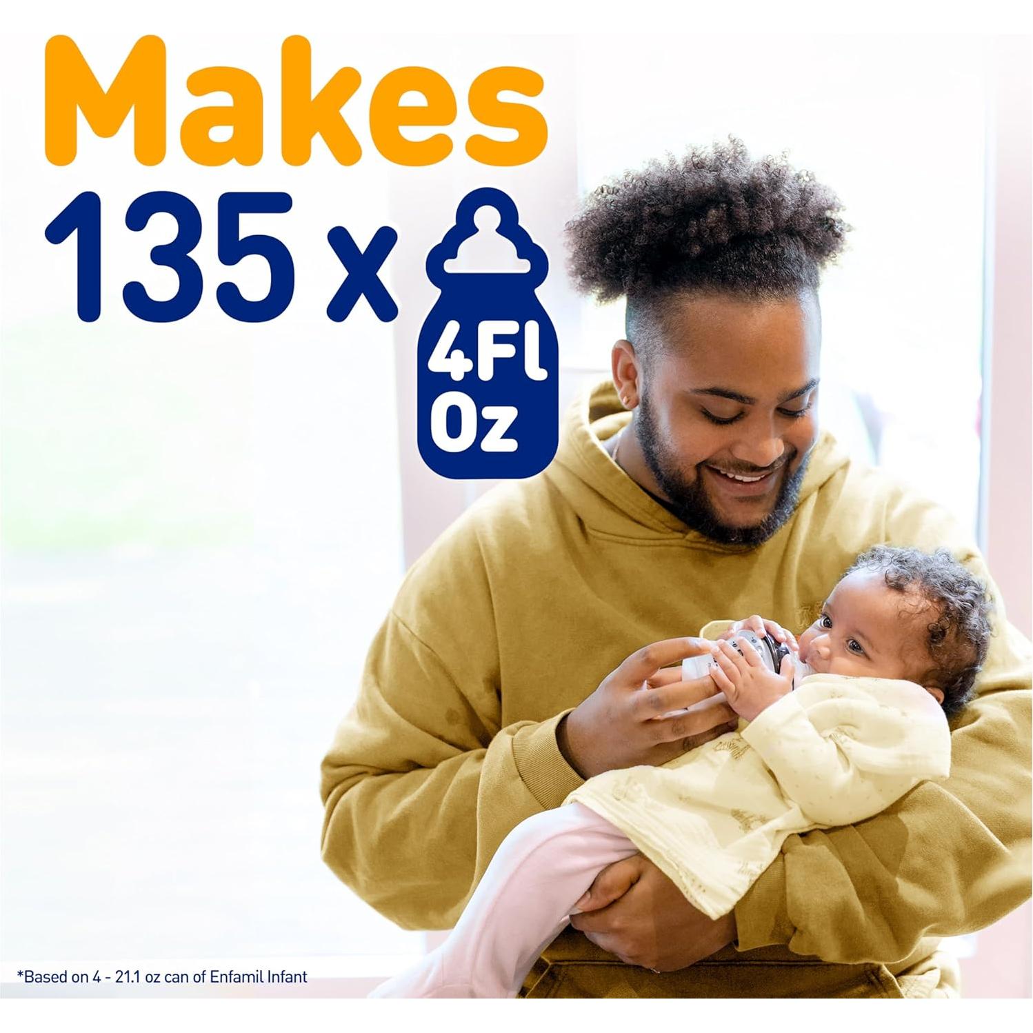 Fórmula Infantil Enfamil 600 g x 4 - DHA, Hierro y Probioticos