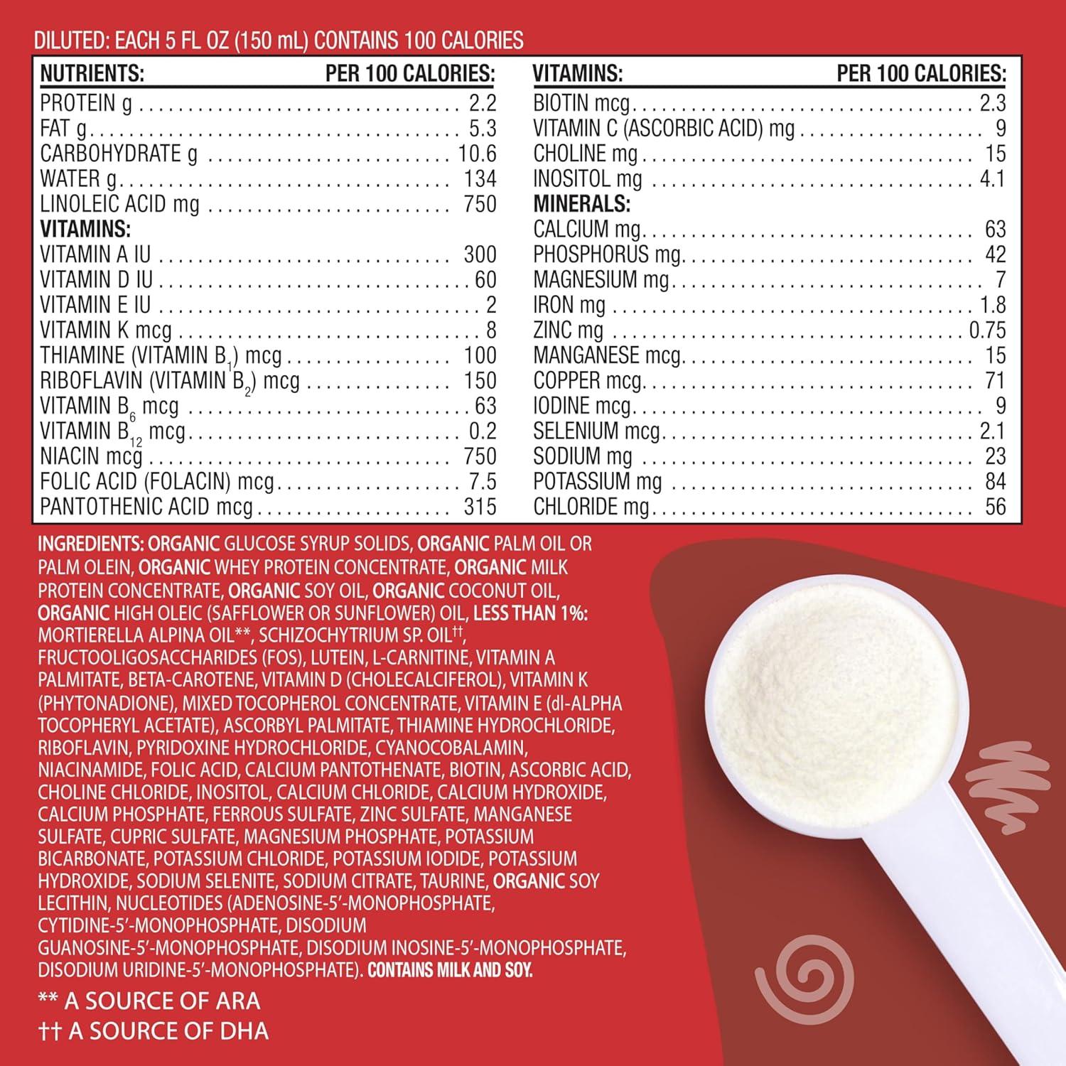 Fórmula Infantil Orgánica Earth's Best 907 g - 0-12 Meses