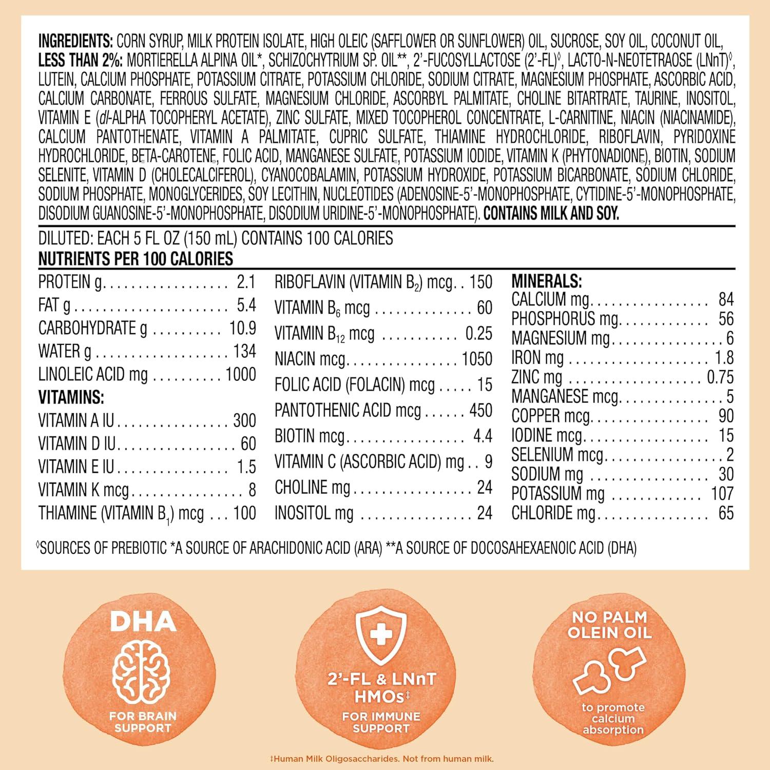 Fórmula Infantil Premium Mama Bear 942g - Sin Lactosa, DHA, HMO