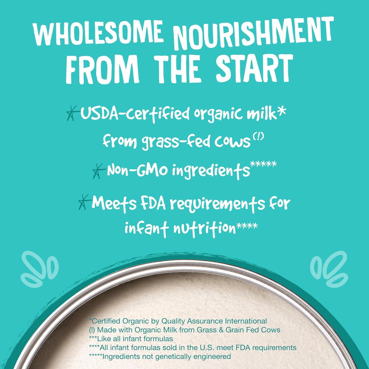 Fórmula Infantil Orgánica Suave Earth's Best 595g con DHA y ARA