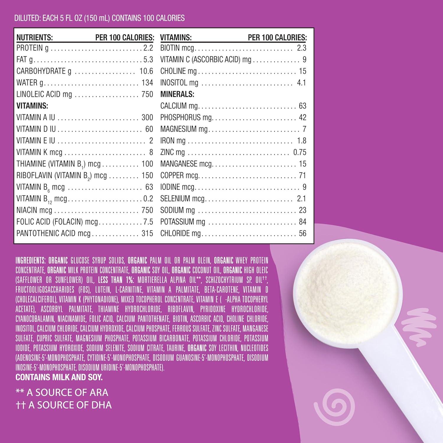 Fórmula Infantil Orgánica Earth's Best 907g Lactosa Reducida