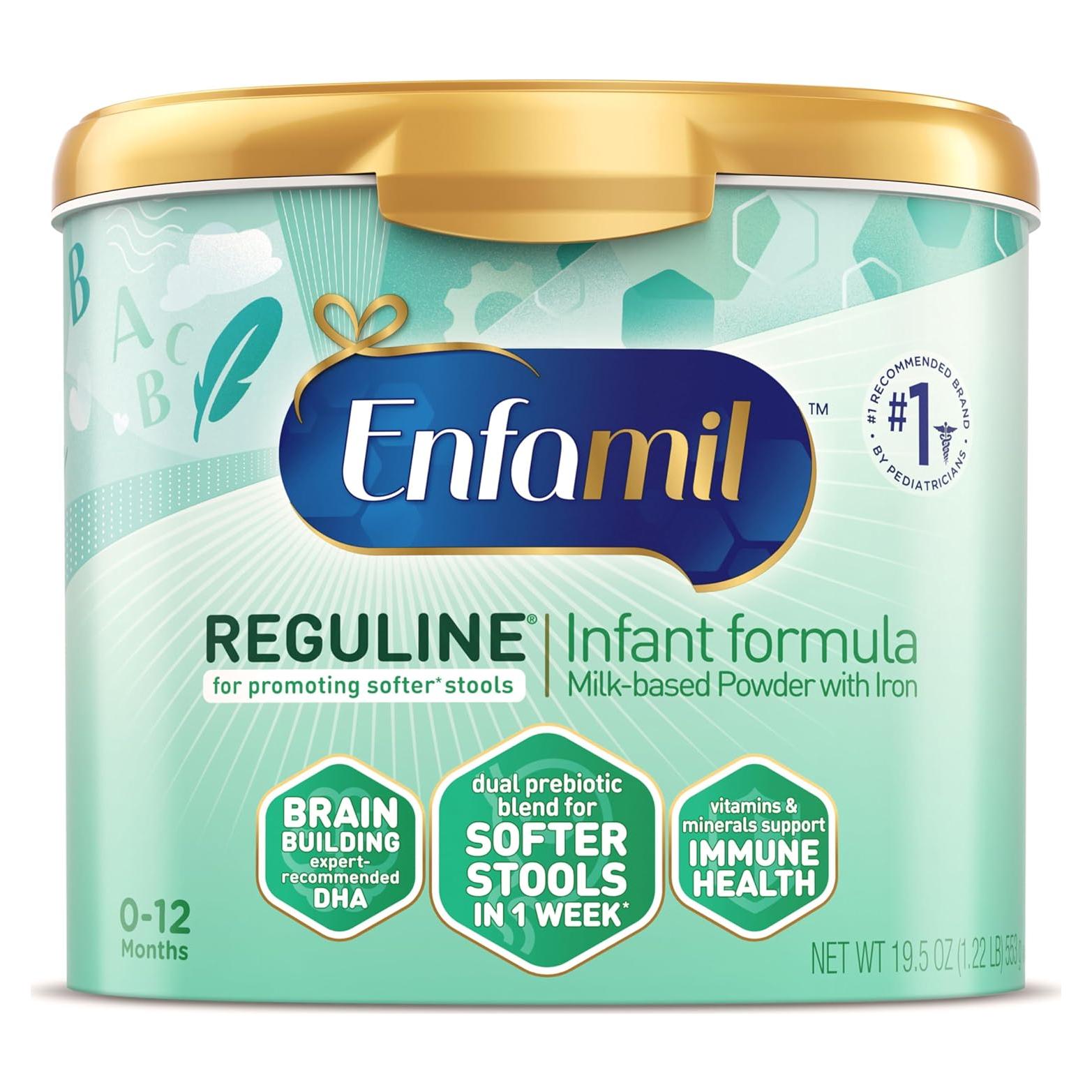 Fórmula Infantil Enfamil Reguline 553.2 g - Heces Blandas y DHA