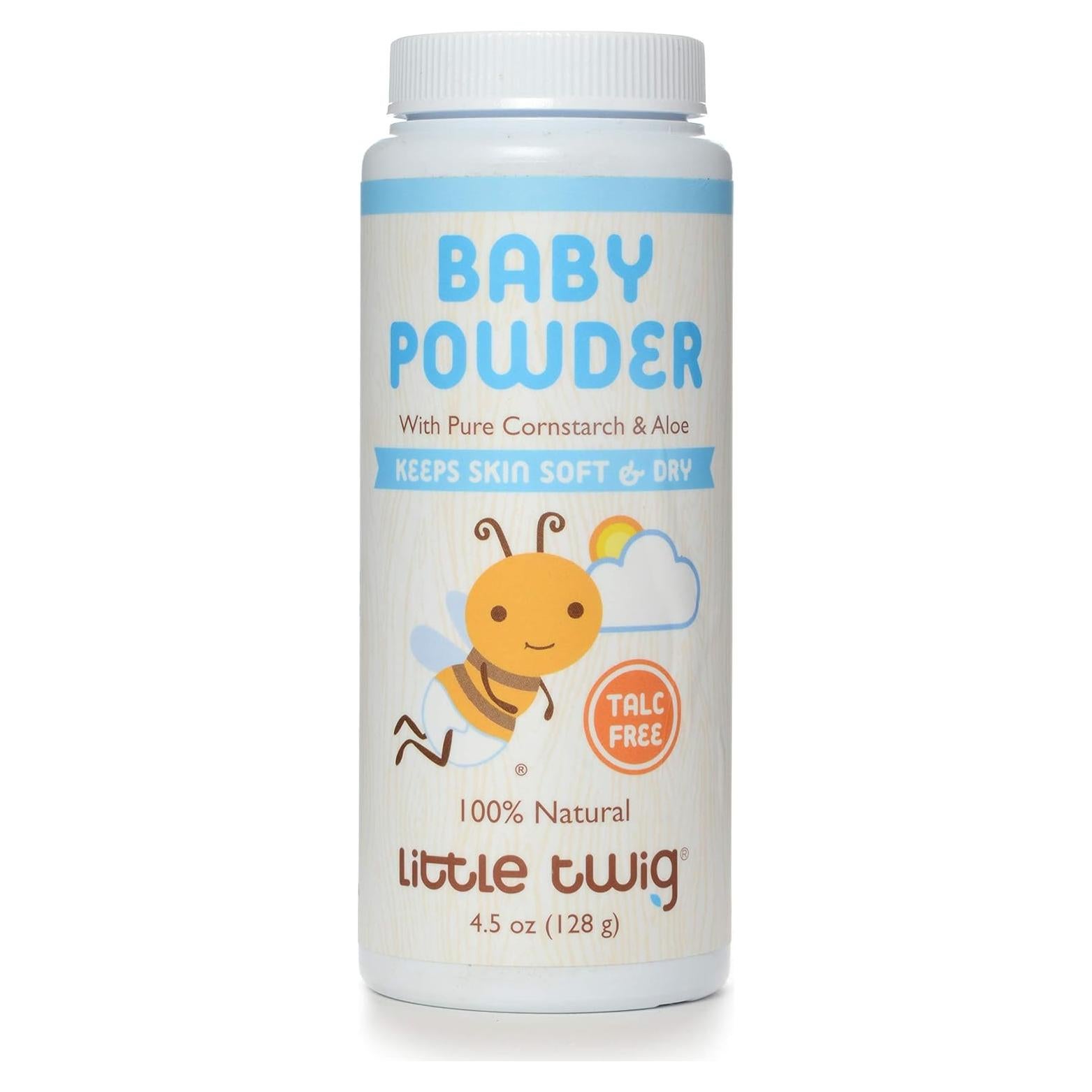 Polvo para Bebé Little Twig 127.6 g Libre de Talco Natural