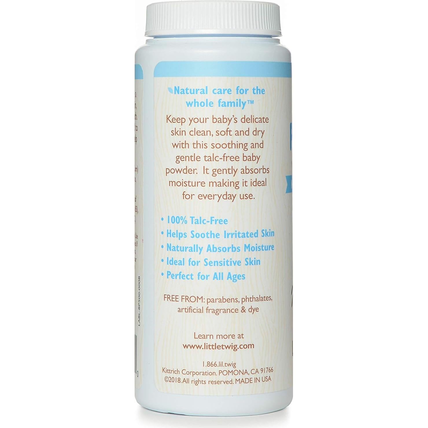 Polvo para Bebé Little Twig 127.6 g Libre de Talco Natural