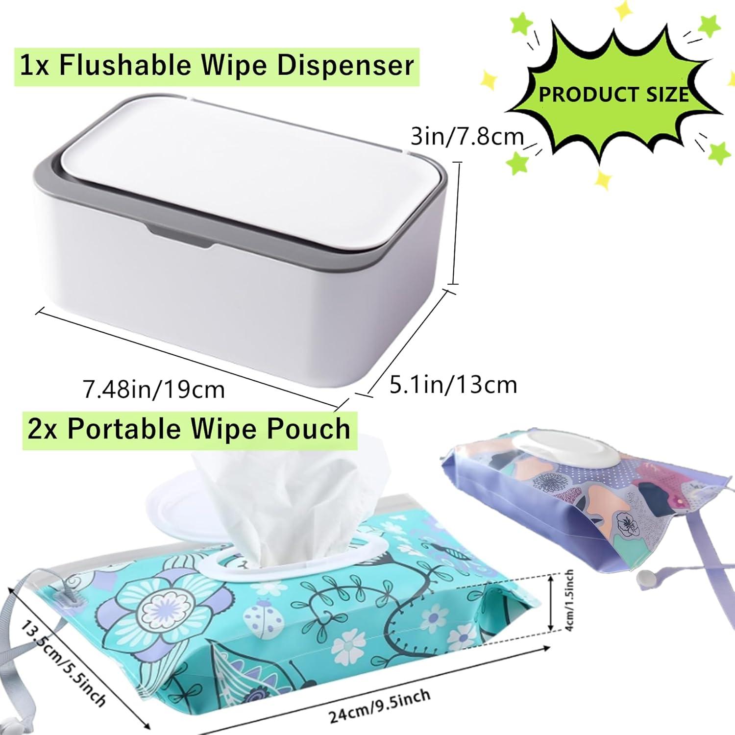 Dispensador de Toallitas Reutilizable HFHungkeong Blanco-Gris