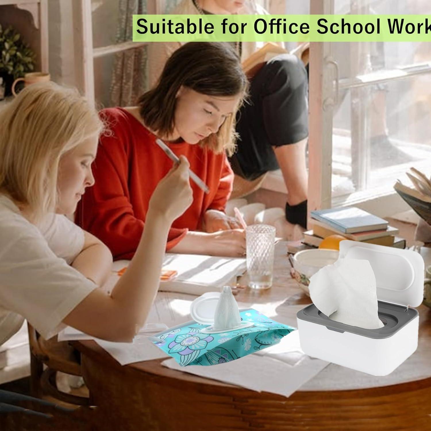 Dispensador de Toallitas Reutilizable HFHungkeong Blanco-Gris