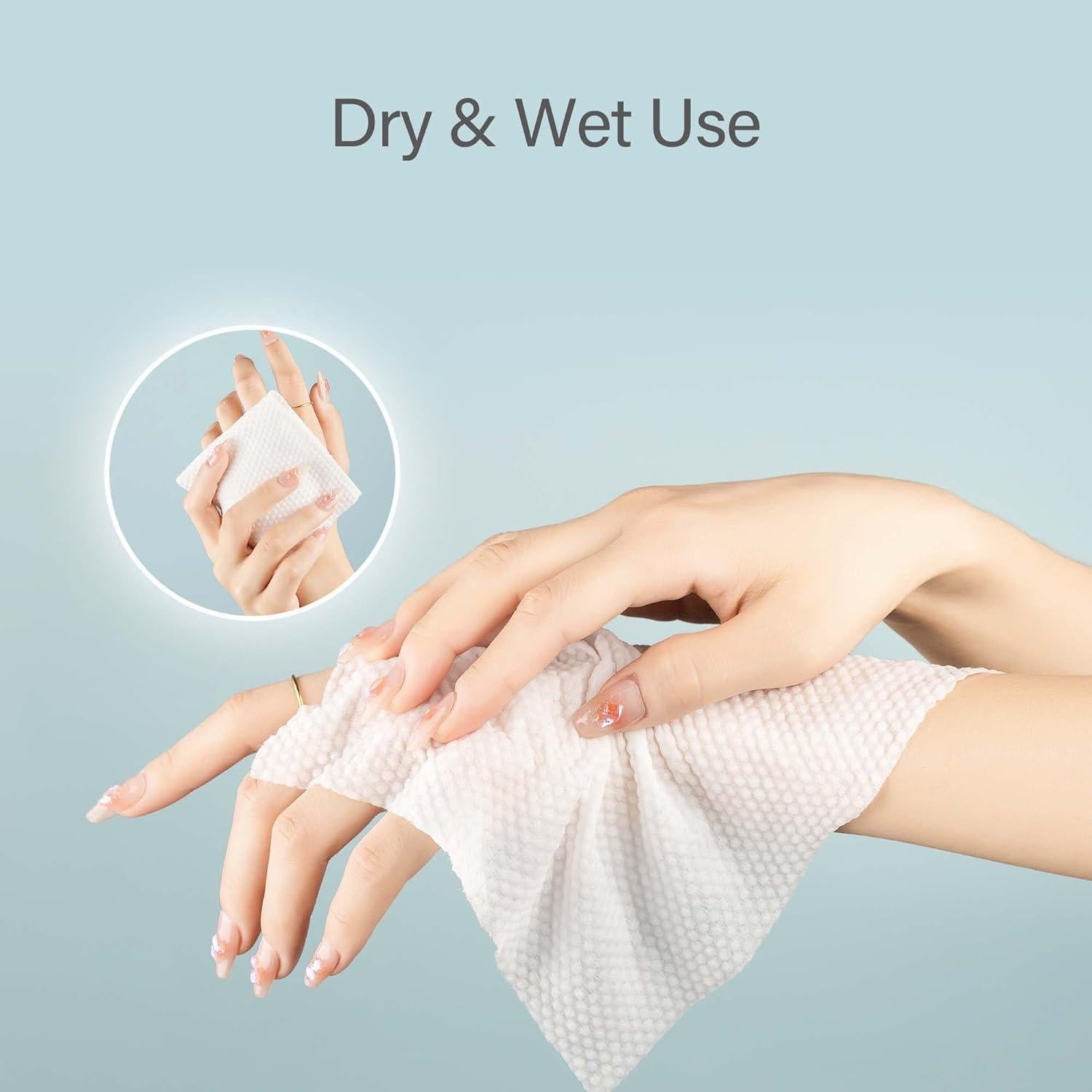 Toallas Faciales Desechables Unifree - 240 Toallas Suaves 20x20cm