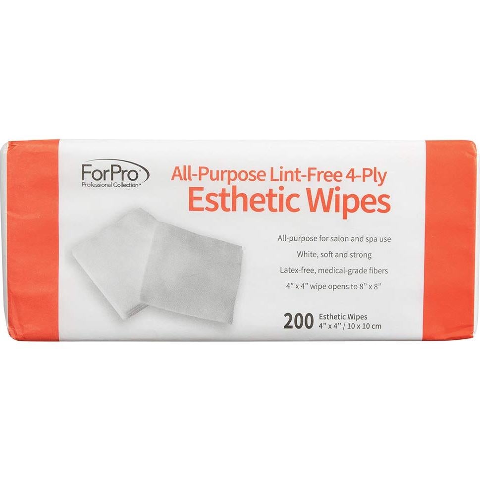 Toallitas Estéticas Sin Pelusa ForPro 200 Cuentas 10x10 cm