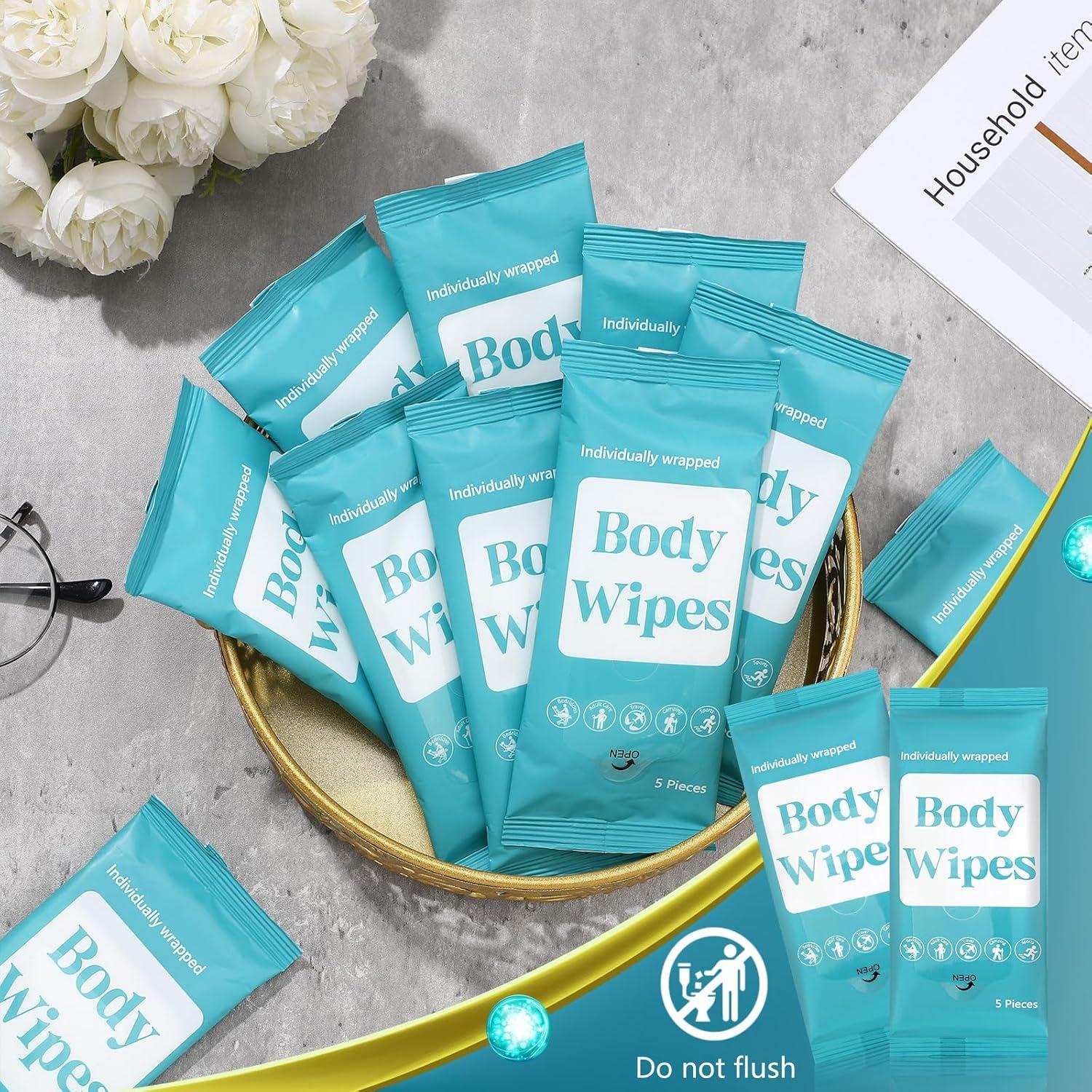 Toallitas Corporales Desechables Threlaco 300 Pcs Aloe