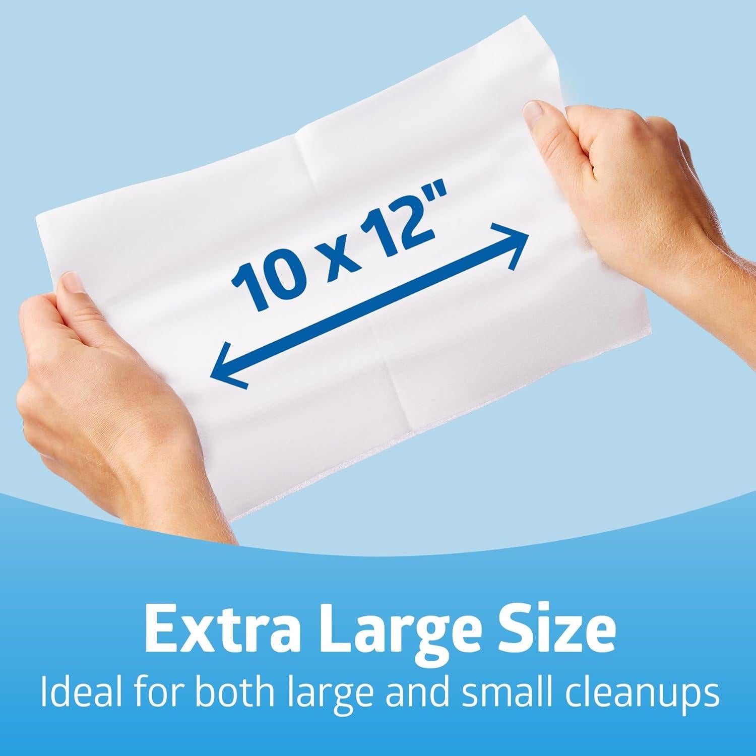 Toallitas de limpieza secas Ultrasoft Medline 50 unidades 25.4x33 cm