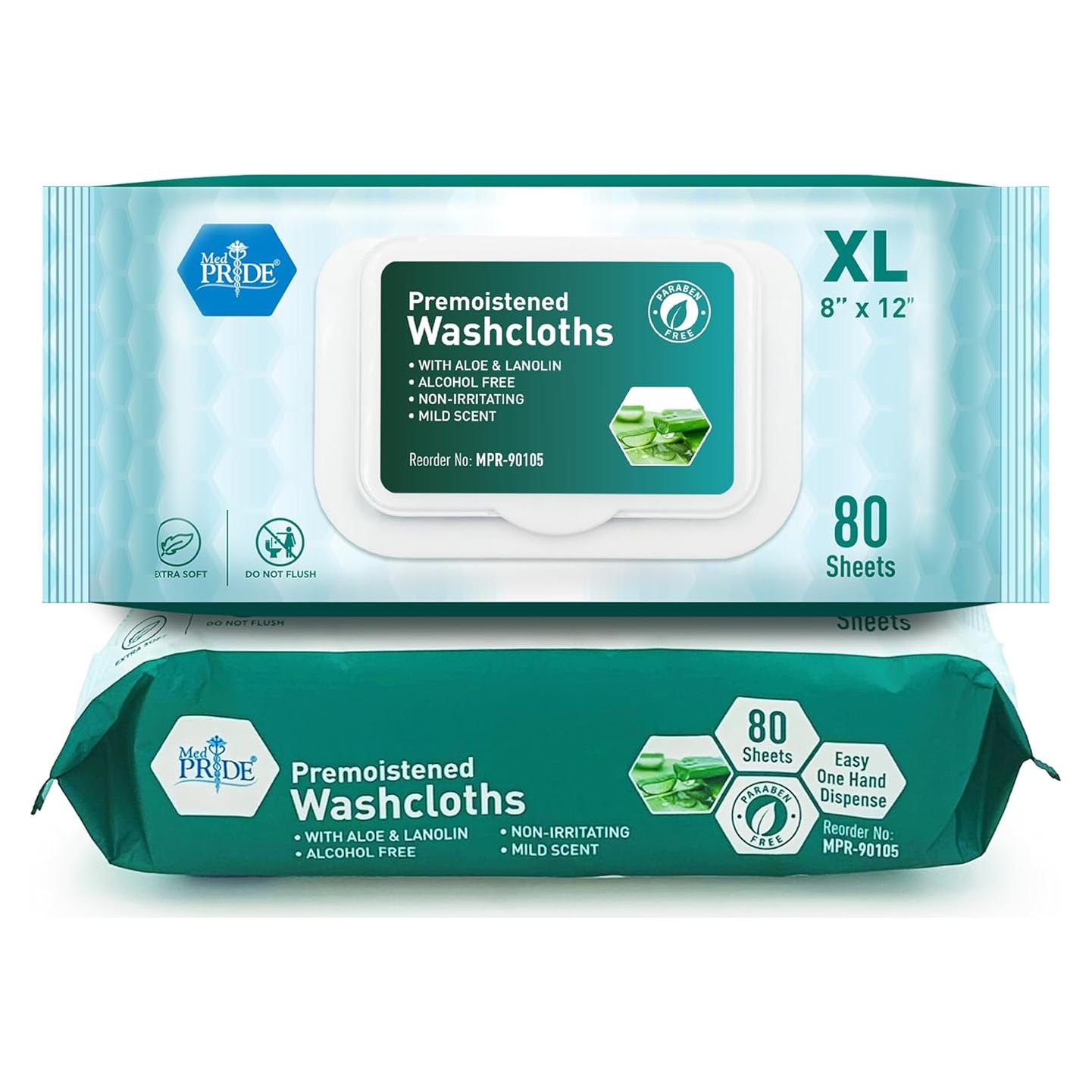 Toallitas Desechables XL MED PRIDE 80 Unidades Aloe Vera