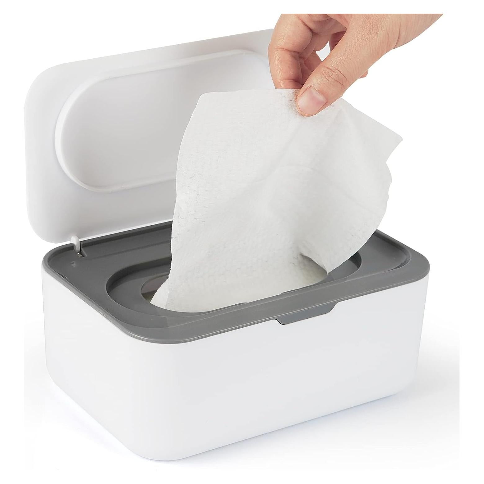 Dispensador de Toallitas Húmedas Flenpptly Gris 19.3x13.5 cm