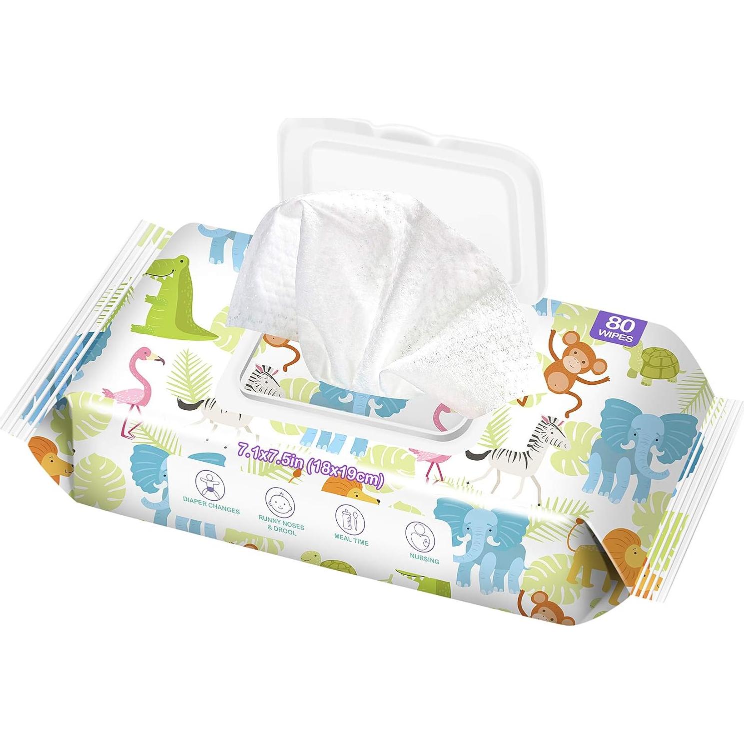 Toallitas Húmedas para Bebé HAPPY BUM Sin Fragancia 640 Unidades