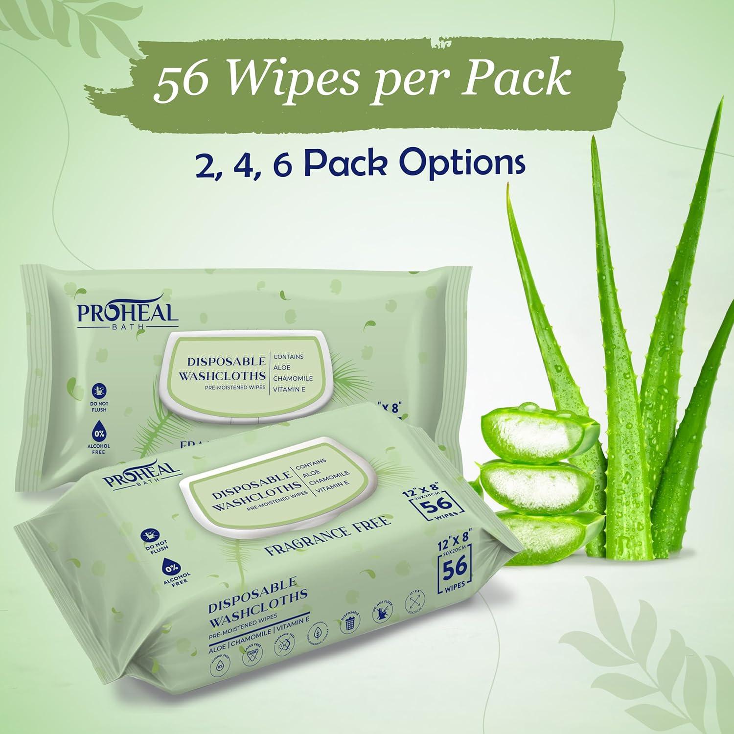 Toallitas Húmedas Extra Grandes ProHeal 112 Unidades 30x20cm