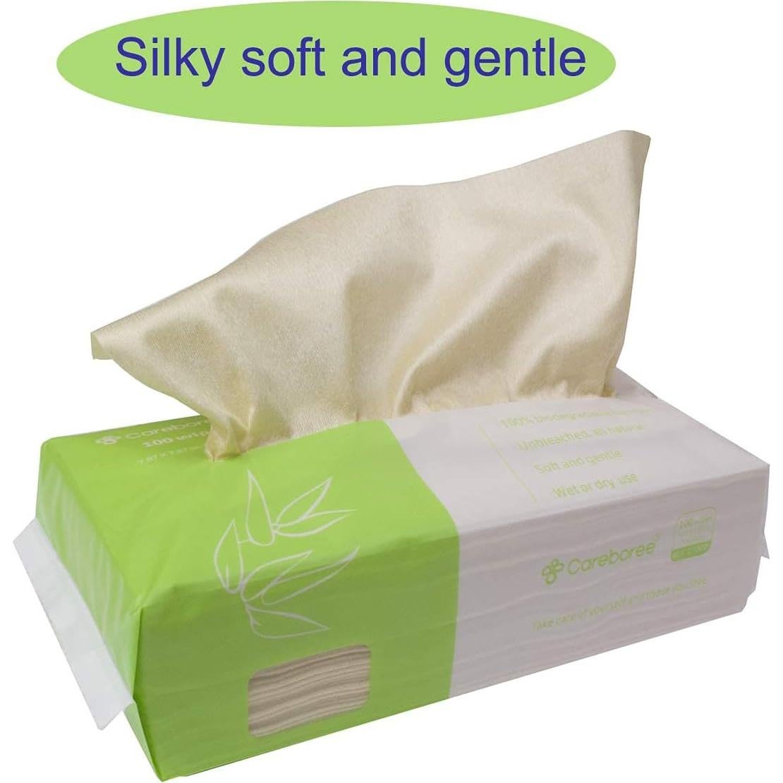 Toallitas Secas Multiusos Careboree 100% Rayón de Bambú