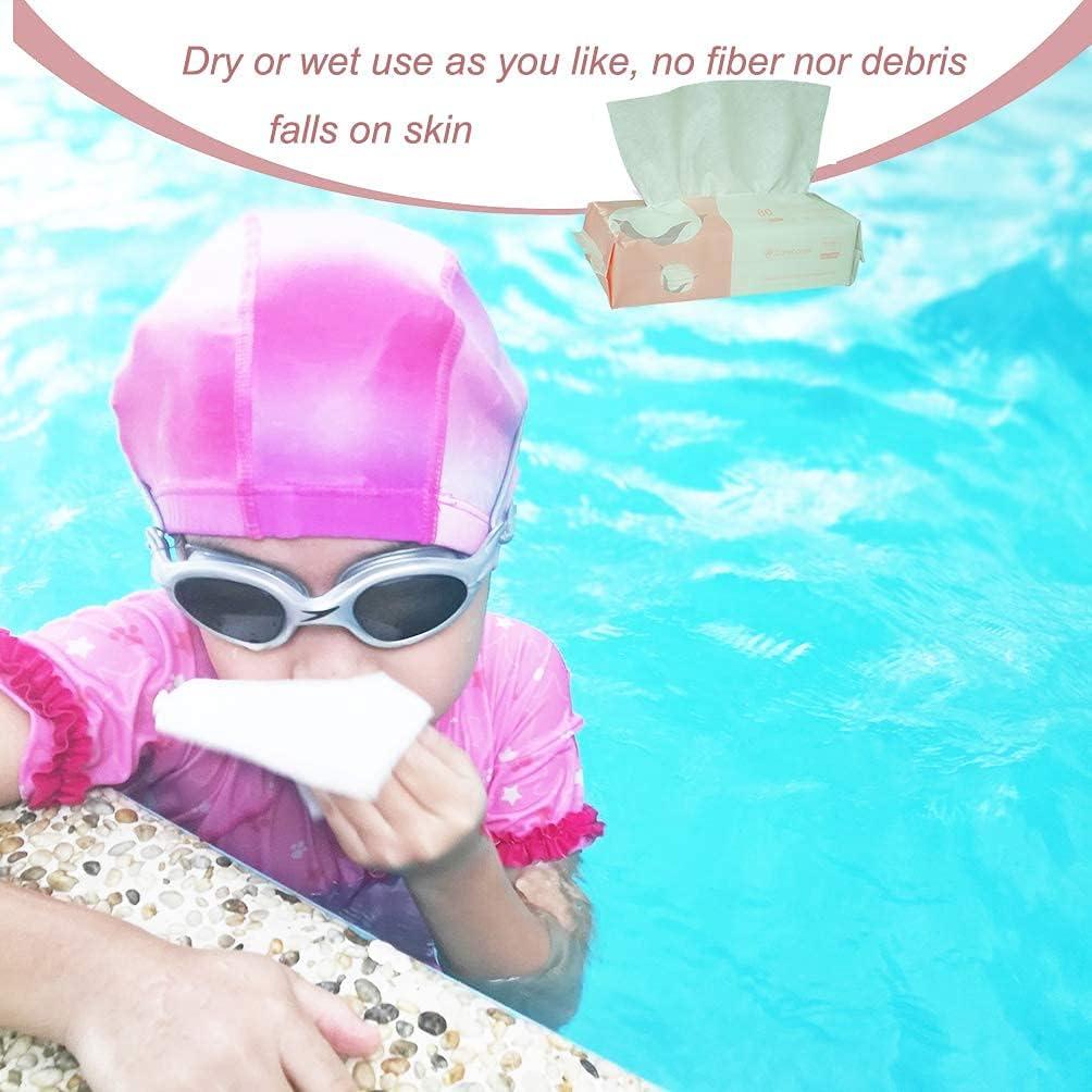 Toallitas Secas Extra Gruesas Careboree 100% Algodón 20x20cm