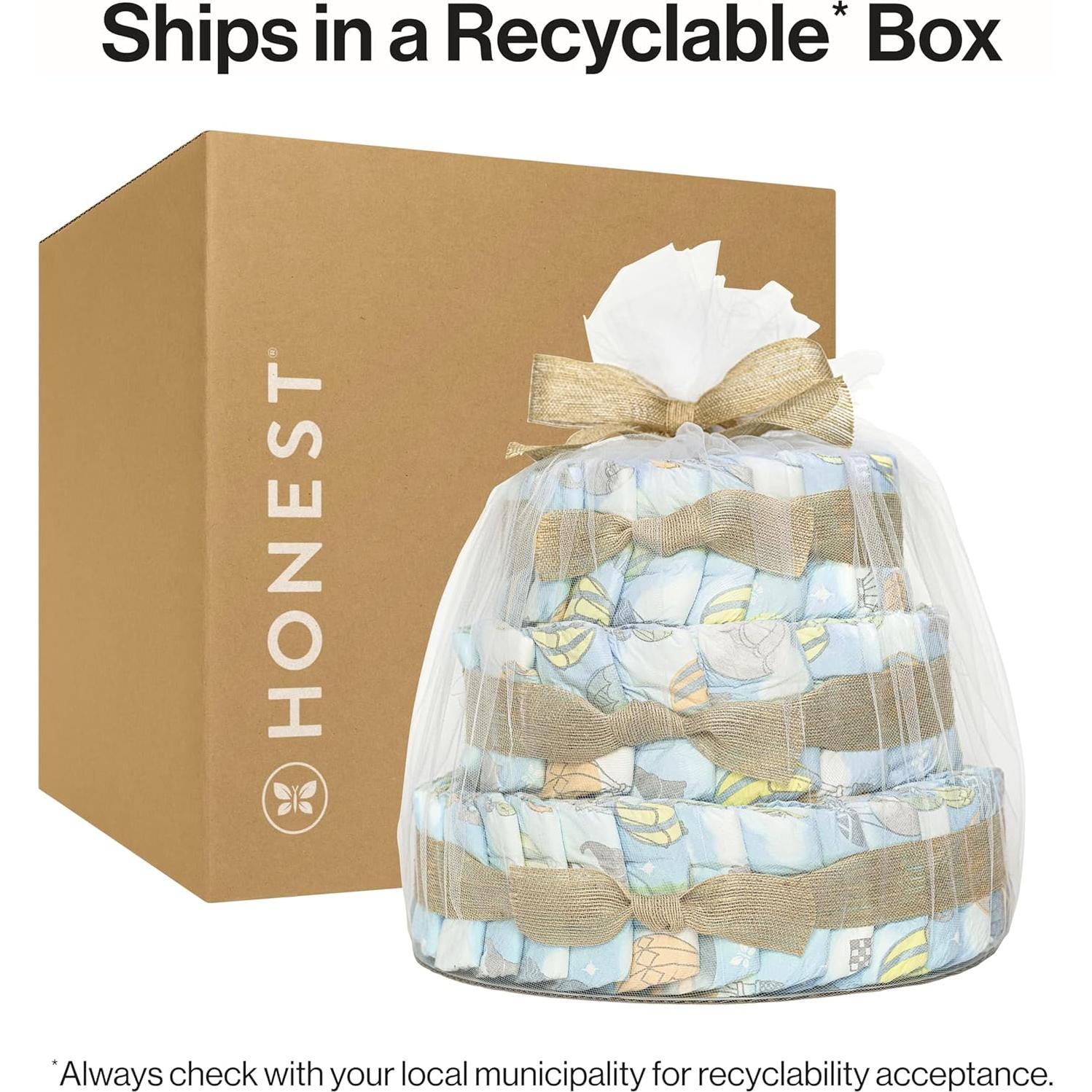 Pastel de Pañales Deluxe The Honest Company Tamaño 1 70 Pzas