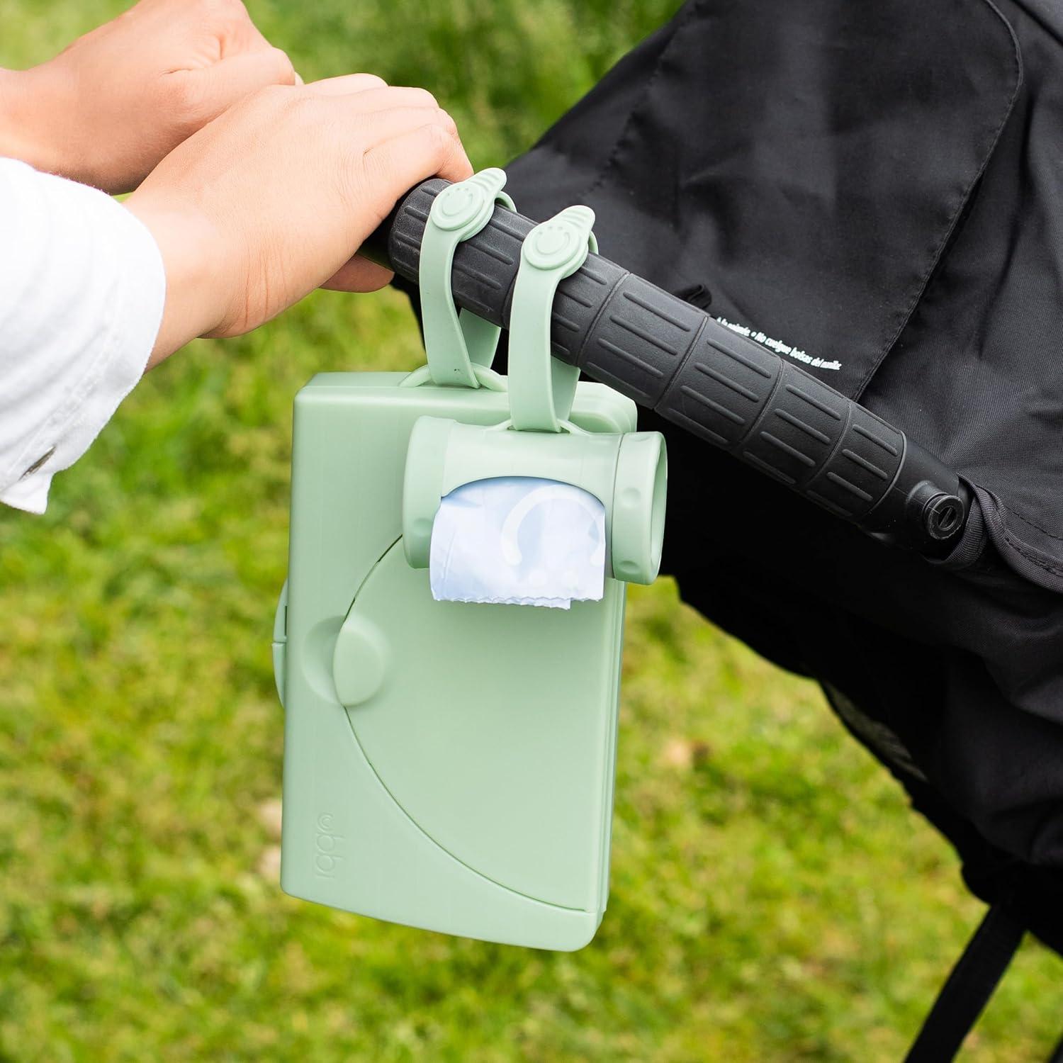 Dispensador de Toallitas para Bebés Ubbi On-The-Go Verde Salvia