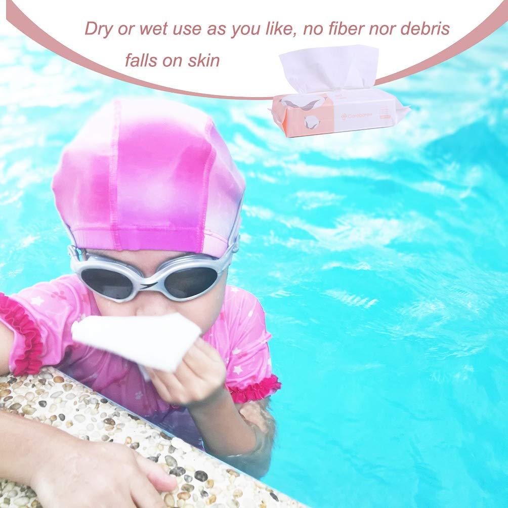 Toallas desechables Careboree 100% algodón 80 unidades x2