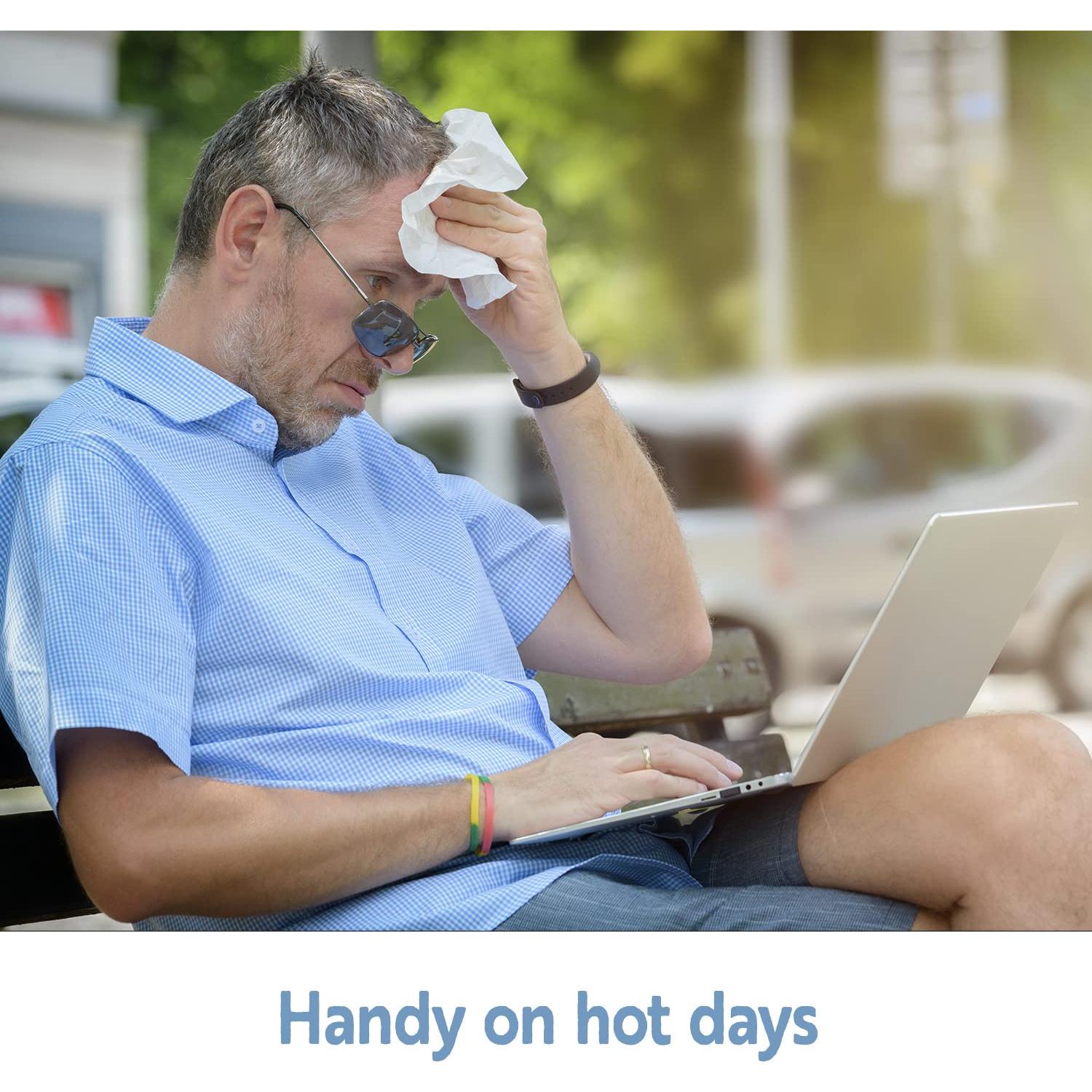 Toallitas Fever-eez 32 Unidades para Bebés y Adultos - Alivio Fiebre