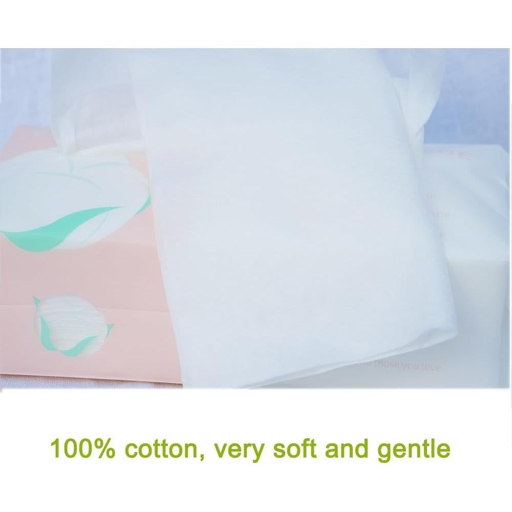 Toallitas Húmedas Careboree 100% Algodón Puro Sin Fragancia - 300 Conteo