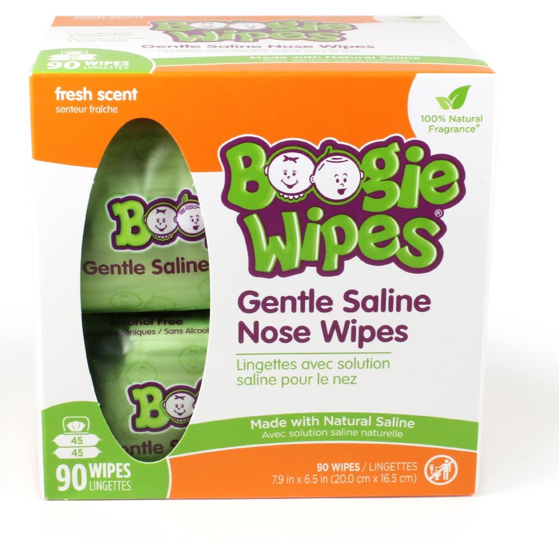 Toallitas Salinas para Bebés Nehemiah, 45 Unidades, Aloe y Vitamina E