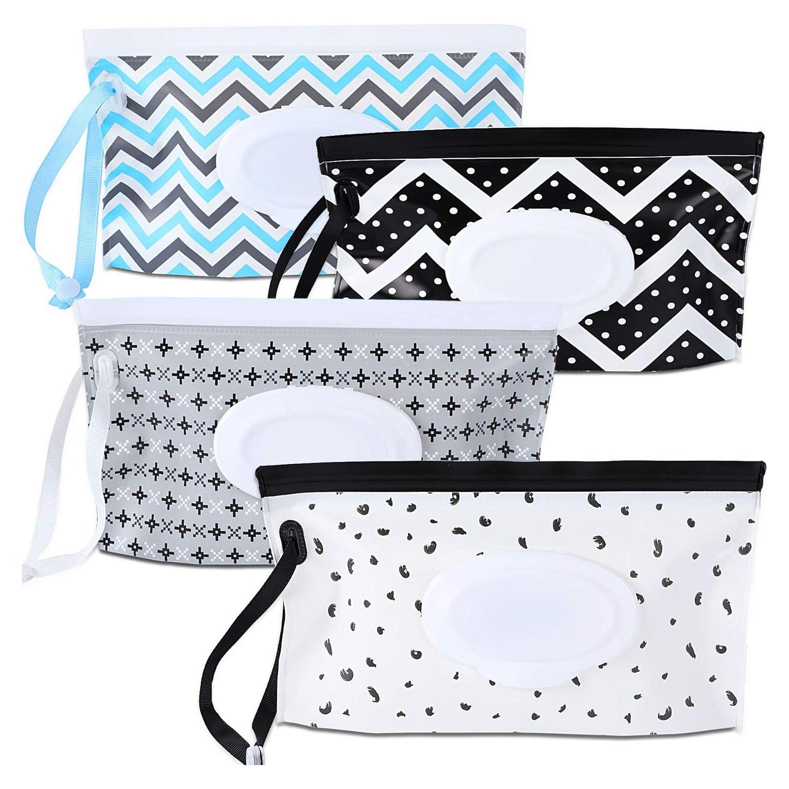 Dispensador de Toallitas para Bebés FEBSNOW 4 Unidades Geométrico