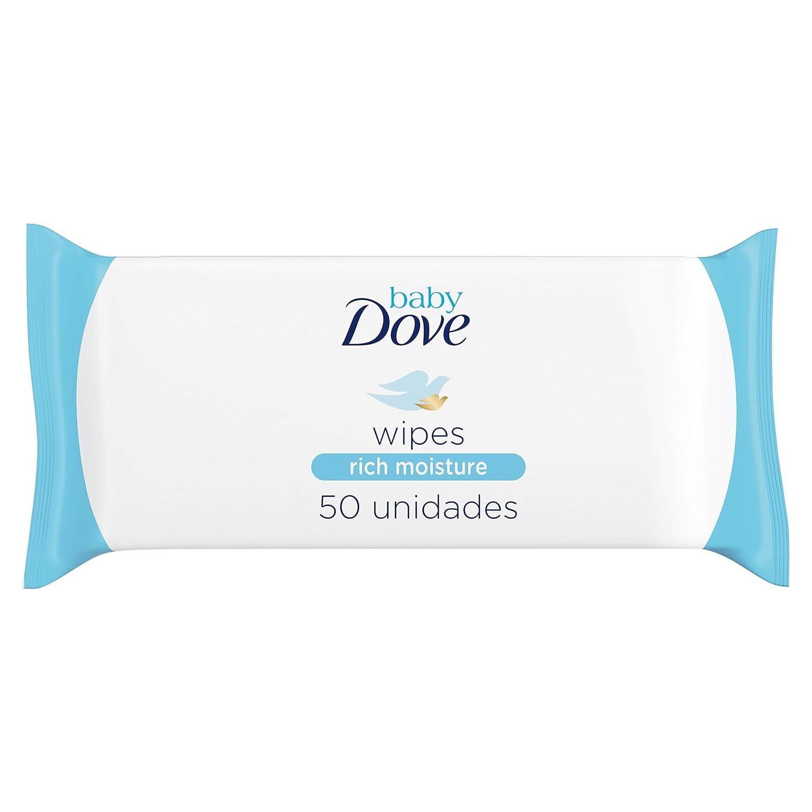 Toallitas para Bebé Dove Hidratación Rica 50 Unidades