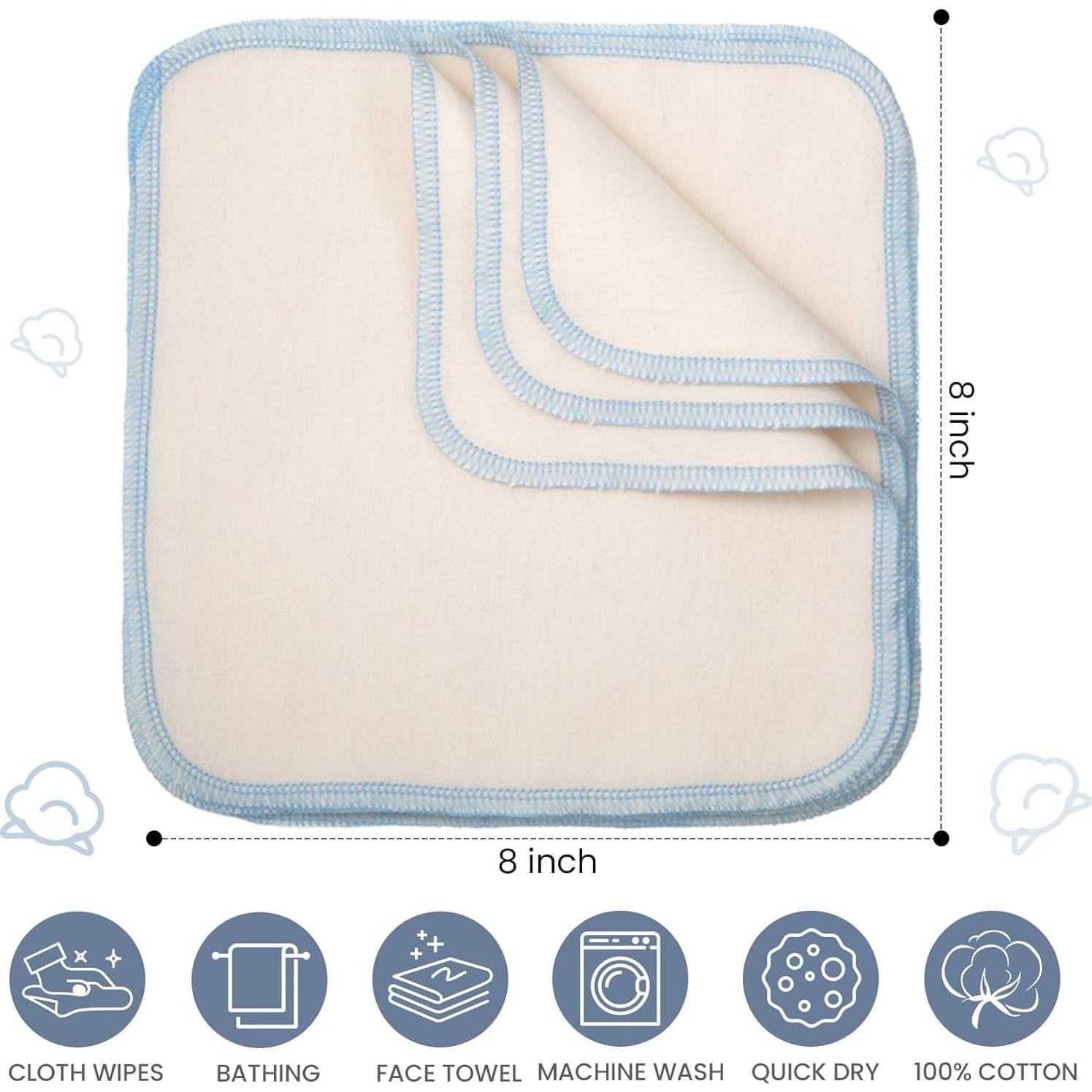 Pañuelos de Tela Reutilizables Mixweer 96 Pcs 20x20 cm