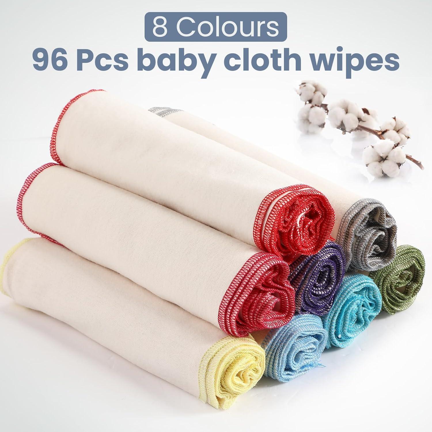 Pañuelos de Tela Reutilizables Mixweer 96 Pcs 20x20 cm