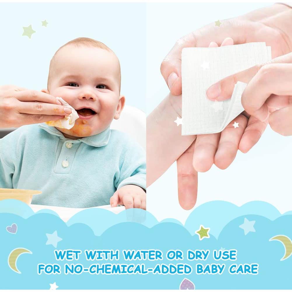 Toallitas Secas para Bebé Orighty - 600 Unidades 20x20cm