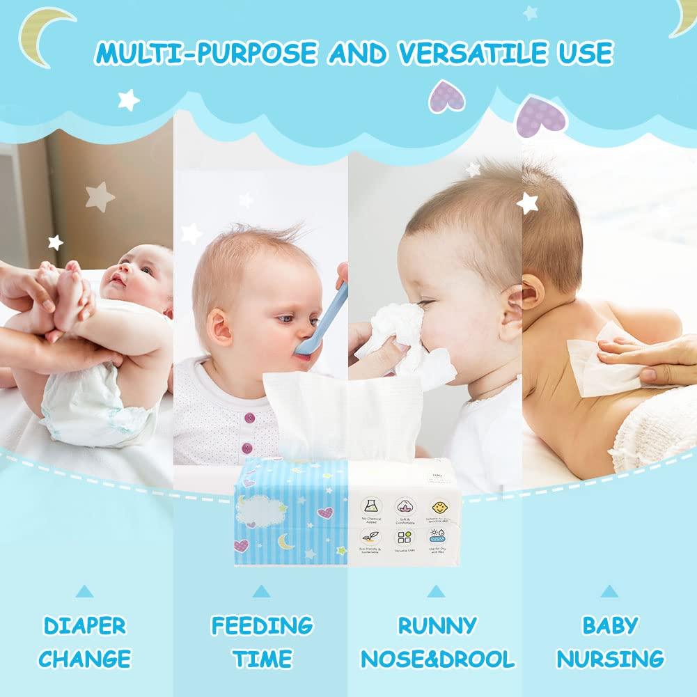 Toallitas Secas para Bebé Orighty - 600 Unidades 20x20cm