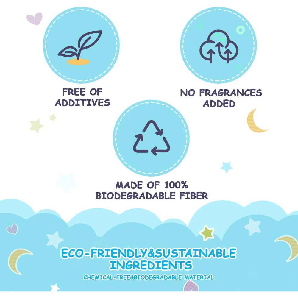 Toallitas Secas para Bebé Orighty - 600 Unidades 20x20cm