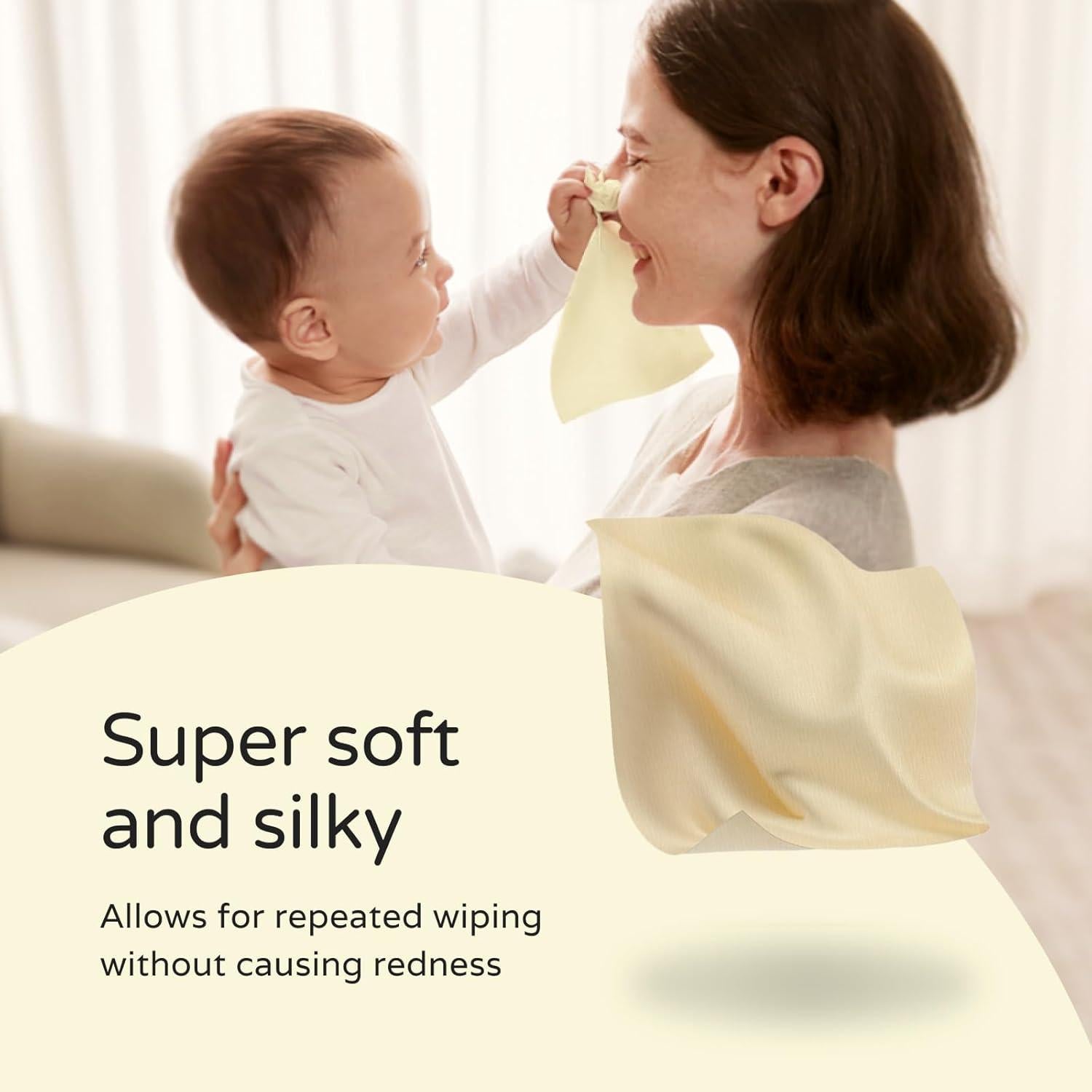 Toallitas Húmedas PoeticEHome para Piel Sensible - 400 Unidades