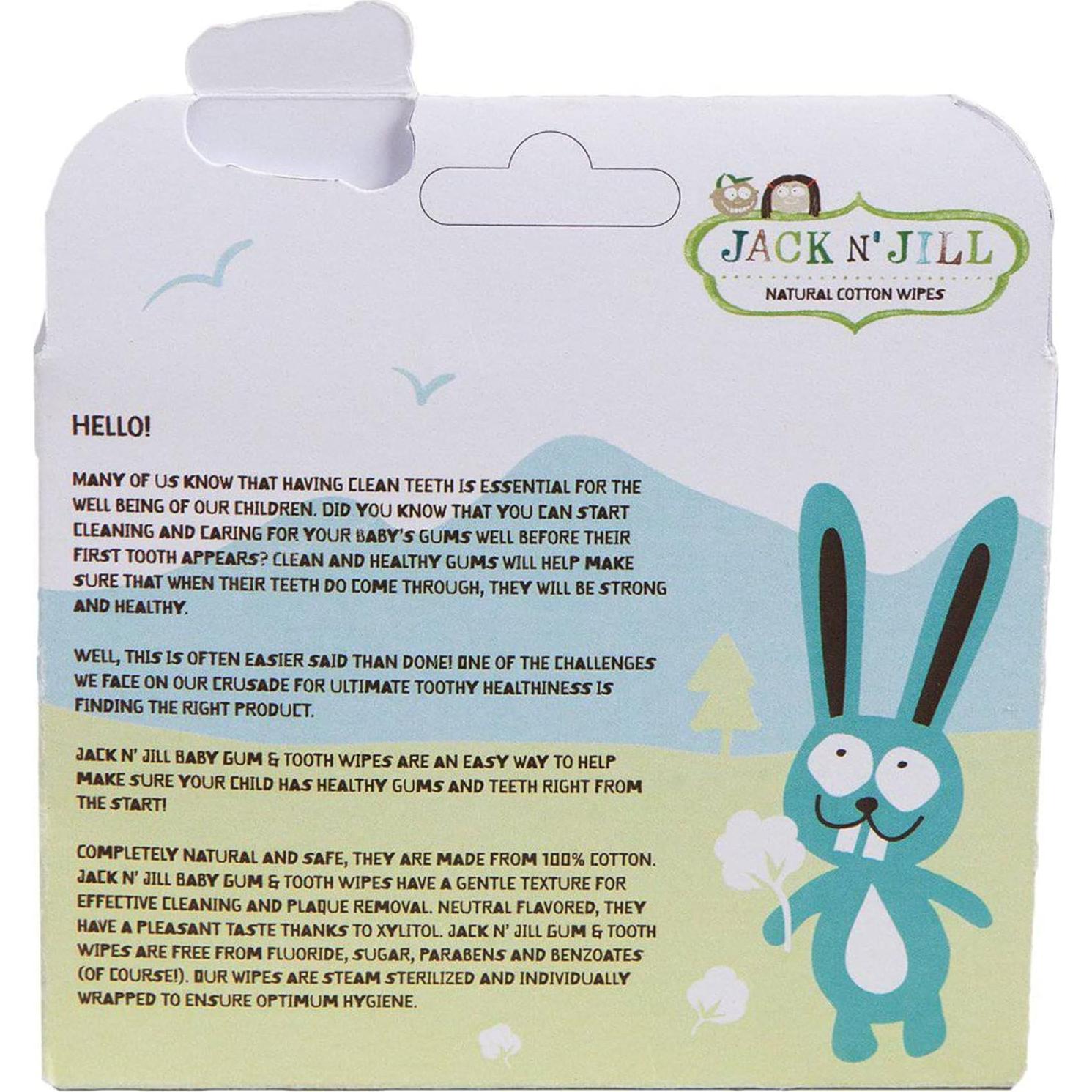 Toallitas para Bebés Jack N' Jill - Algodón Suave - 25 Unidades