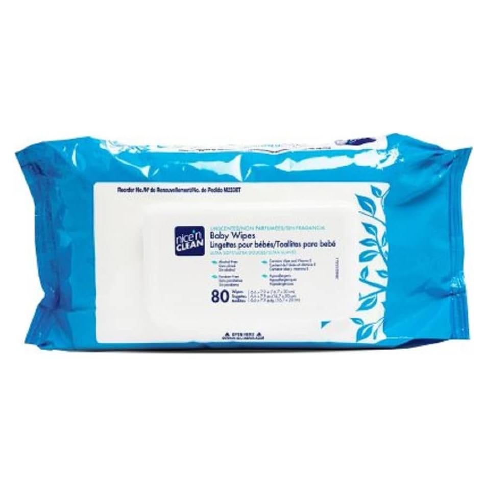 Toallitas Húmedas para Bebés Nice'n Clean 80 Unidades